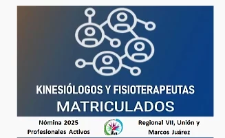 Padrón de kinesiólogos matriculados